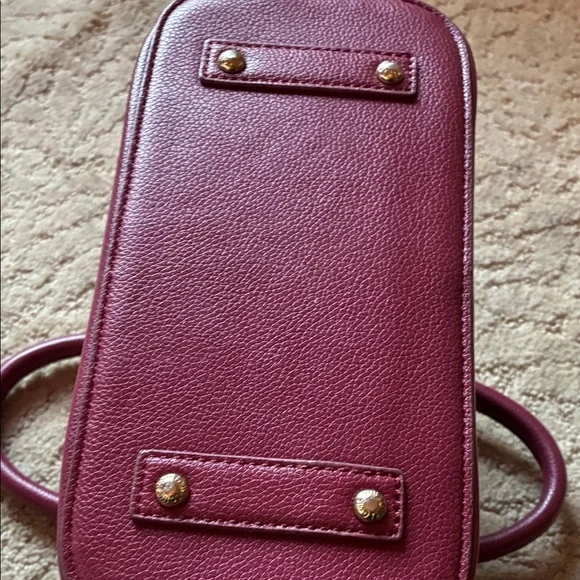 Burgundy Designer inspired Handbag - Picture 8 of 16